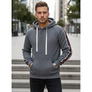 Pánská móda Dstreet Pánská mikina šedá