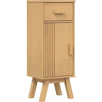 Koupelnový nábytek Koupelnová skříňka s poličkou Olden, hnědá, 35 x 30 x 90 cm