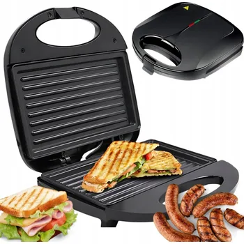 Kuchyňský gril TOUSTOVAČ NA SENDVIČE GRIL SANDWICH PANINI VÝKON 750 W