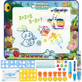 Obraz Podložka pro malování vodou 100 x 75 cm, sada 32 vzdělávacích dílků, XXXL