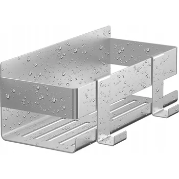 Obraz Polica do Sprchy, Držák na Šampon s Háčkem