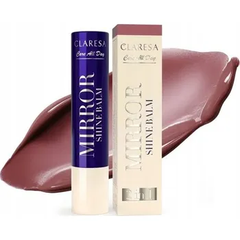 Lesk na rty CLARESA Care All Day MIRROR SHINE BALM Lesk na rty v tyčince Painted Rose