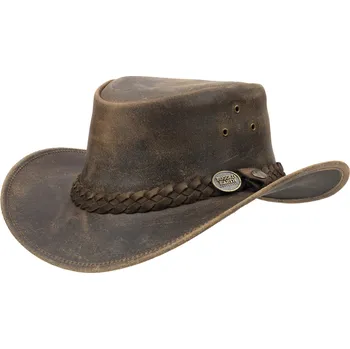 Klobouk Scippis Australský klobouk kožený Pathfinder Velikost: 55 cm (S)