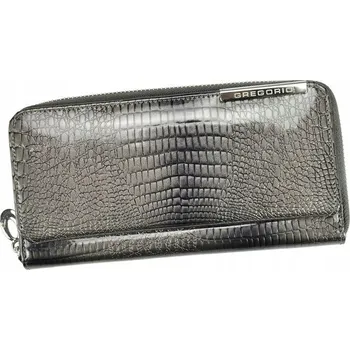 Peněženka Gregorio peněženka z pravé kůže šedá Gregorio GF111 - dámská
