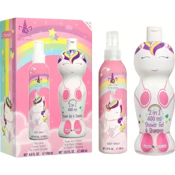 Sprchový gel Dárková sada Eau My Unicorn tělový sprej 200 ml + sprchový gel a šampon 2v1 400 ml