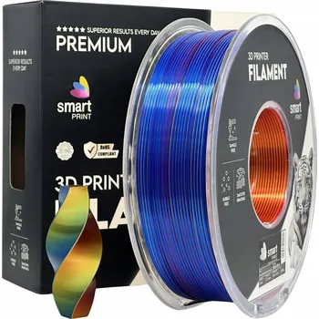 Filament Filament Silk PLA Tri Color 1 kg 1,75 mm Červená Žlutá Modrá | Smart Print Premium