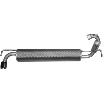 Výfukový systém Zadni tlumic vyfuku NOVAK 20.809T