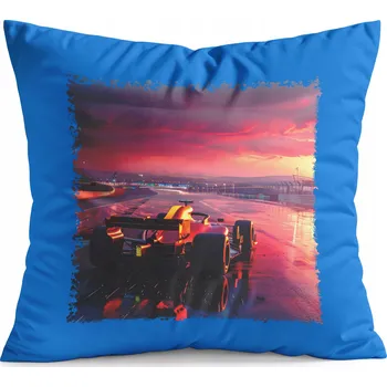 Polštář POLŠTÁŘ MODRÝ DÁREK - FORMULE F1 SPORTOVNÍ ZÁVODY