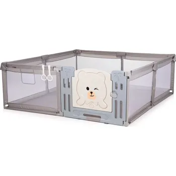 Dětská ohrádka Dětská ohrádka s dvířky Amico – béžová