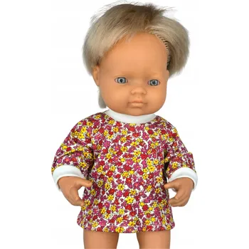 Doplněk pro panenku Oblečení - barevné tričko pro panenku 36-38 cm