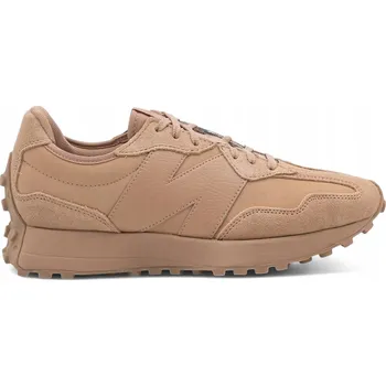 Pánské tenisky New Balance 327 U327IWD hnědé, barva káva, velikost 43