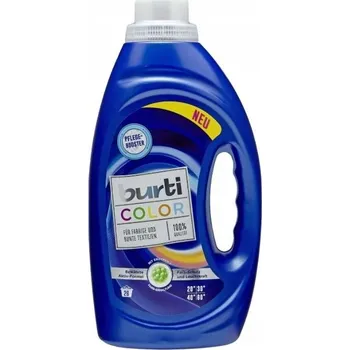 Přípravek na praní Tekutý prací prostředek na barevné prádlo Burti 1,45 l