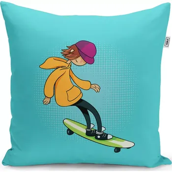 Polštář Sablio Polštář Skejťák - 40x40 cm
