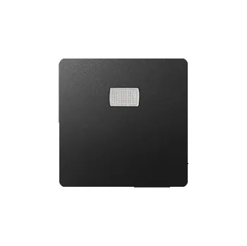 vypínač Kryt s průzorem k přístrojům začínajícím produktovým kódem 75, Simon 82 82013-38, grafitová