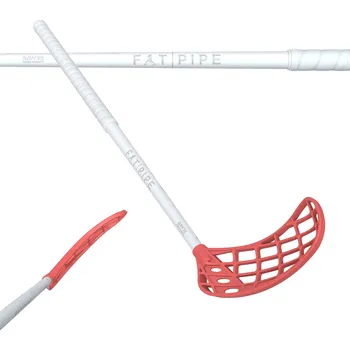 Florbalová hůl Fatpipe Raw 32 Thin Silk vel. 87cm (= 97cm) pravá kulatá (pravá ruka dole)