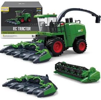 autíčko Kombajn s inerčním pohonem Woopie zelený set