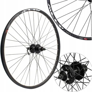 Jízdní kolo Zadní kolo na horské kolo MTB 27,5" Stars FH-TX506 SLE černé pro kotoučové brzdy, 6 šroubů, 32 děr