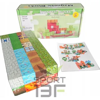 ostatní stavebnice Stavebnice Pixelové Kostky 64 dílků - Sada kostek pro děti