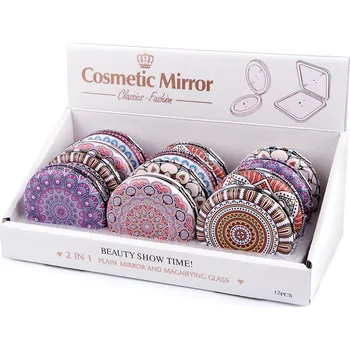 Kosmetické zrcátko Kosmetické zrcátko mandala, velké, mix variant