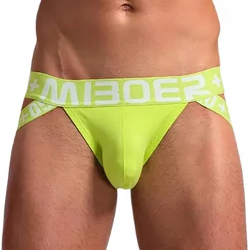 Slipy Pánské otevřené slipy MIBOER Pro Mládež Jockstrapy pro sportovce - L