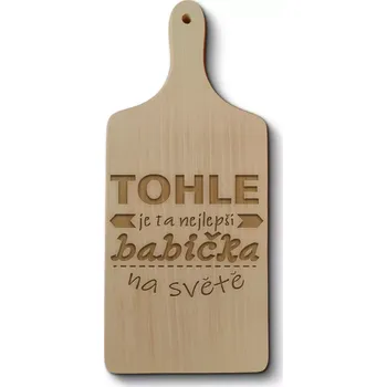 Kuchyňské prkénko Sablio Prkénko Tohle je ta nejlepší babička na světě