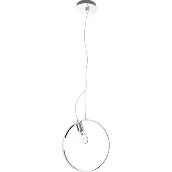 Skiros 35 závěsná lampa 1x60W E27 led+12W LED chrom 4000K