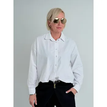 Dámská košile MIHOS Bílá košile ELEN Bílá, UNI S-XL