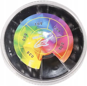 Zátěže, Broky, Olovo Balení 30 g, měkké broky s prořezem OL30-P