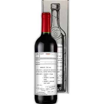 Víno Červené víno 0,75 l Merlot – Recept
