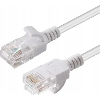Síťový kabel MicroConnect U/UTP CAT6 20M Bílý Slim, V-UTP620W-SLIM
