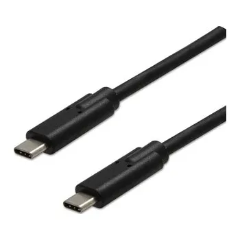 Datový kabel USB kabel (3.2 gen 2), USB C samec - USB C samec, 1m, 10 Gb/s, 5V/3A, černý, DOPRODEJ
