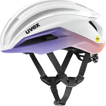 Cyklistická přilba Helma UVEX Surge Aero Mips White-Lilac Apricot Matt - 53-56cm