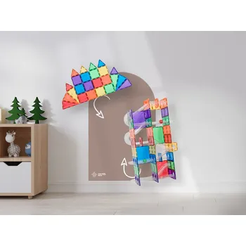 Dětský pokoj Mamido Tiles Magnetická tapeta na zeď Milk tea MT103