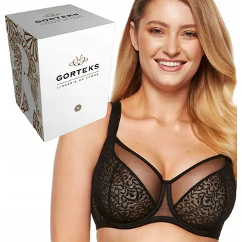 Podprsenka Gorteks podprsenka s měkkými košíčky černá velikost 80D