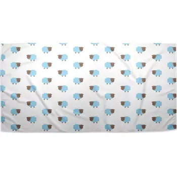 Osuška Sablio Ručník Modré ovce - 30x50 cm