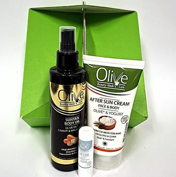 Tělové mléko Kosmetická dárková sada "Léto", Olive