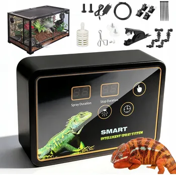 Zvlhčovač vzduchu PŘÍSLUŠENSTVÍ INTELIGENTNÍ ZVLHČOVAČ VZDUCHU TERÁRIA ELEKTRONICKÝ ZVLHČOVAČ S ČASOVAČEM AU