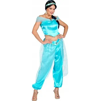 Karnevalový kostým SVĚTLE MODRÁ ARABSKÉ MODRÉ KOSTÝM M