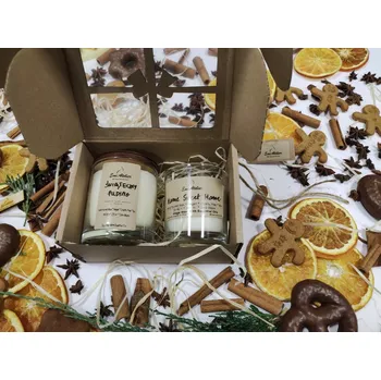 Svíčka Sójová vonná svíčka – Vánoční koření Emi Atelier