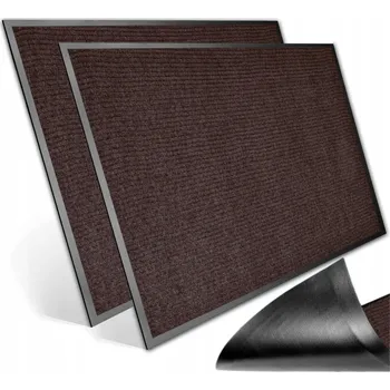 Rohožka Rohožka před dveře 40x60 cm Seila hnědá sada 2 kusů