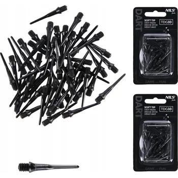 Příslušenství pro šipky Hroty pro elektronické šipky NILS, měkké, sada 100 ks