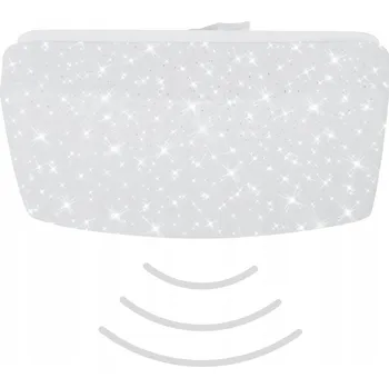 Stropní svítidlo s pohybovým senzorem LED 12W NEUTRÁLNÍ bílá 4000K čtvercové