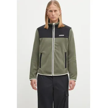 Pánská mikina Fleecová mikina Napapijri T-Dergana, XL, zelená, 87X