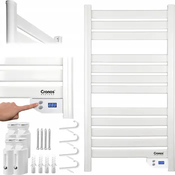 Radiátor Elektrický koupelnový radiátor Cronos 500 W 550 x 1020 mm bílý