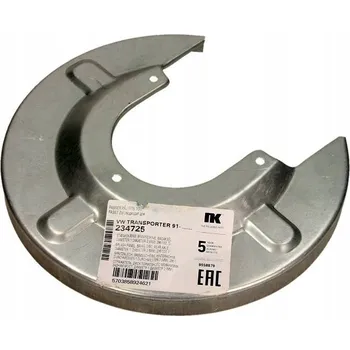 Brzdový kotouč NK 234725 Krycí plech brzdového kotouče, ochranný štít brzd