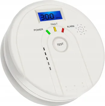 Zabezpečovací technika 2 KS Detektor Oxidu Uhelnatého Senzor s LCD Displejem, Alarm, Detektor