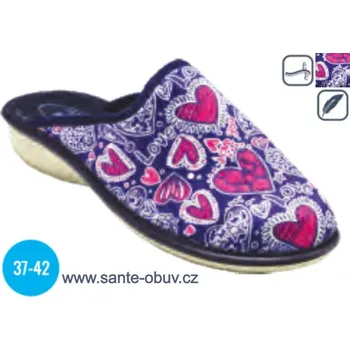 Dámská zdravotní obuv SANTÉ LX/2212 PURPLE domácí obuv, papuče, --- - 40