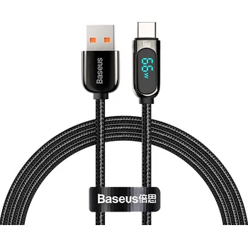 Datový kabel Kabel Baseus USB - USB-C 1 m stříbrný