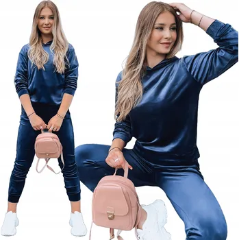 Dámská sametová TEPLÁKOVÁ SOUPRAVA , vel S/M