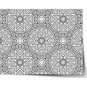 Plakát Sablio Plakát Hvězdy mehendi - 60x40 cm